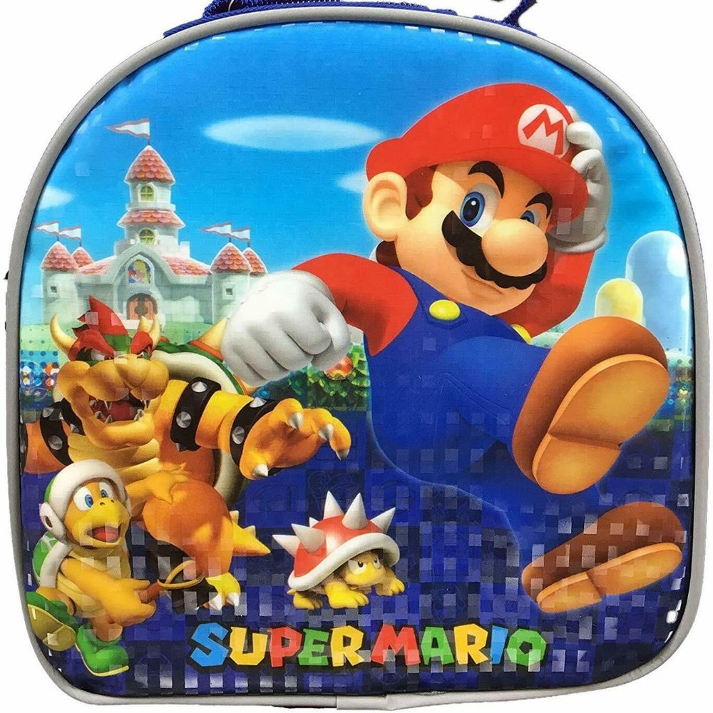 Super Mario Insulated Lunch Tote Box Bag